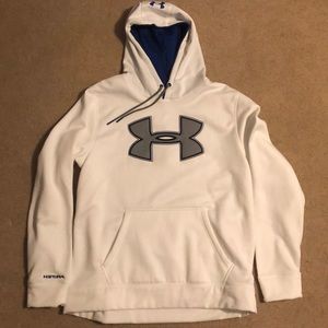 Under Armour white hoodie loose fit